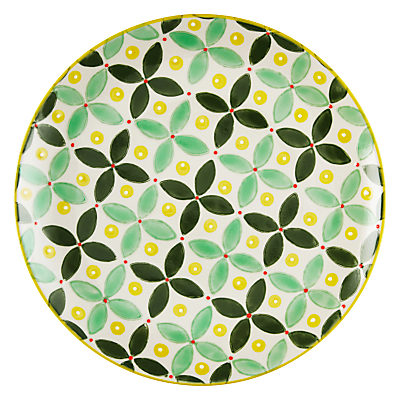 Pols Potten Plate Green / Yellow